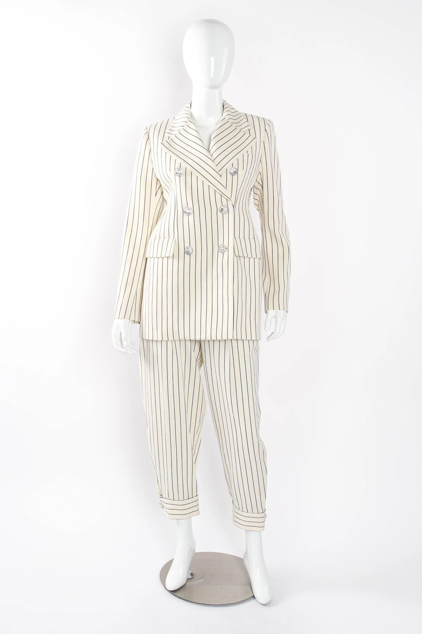 2019 S/S Rope Stripe Jacket & Pant Set