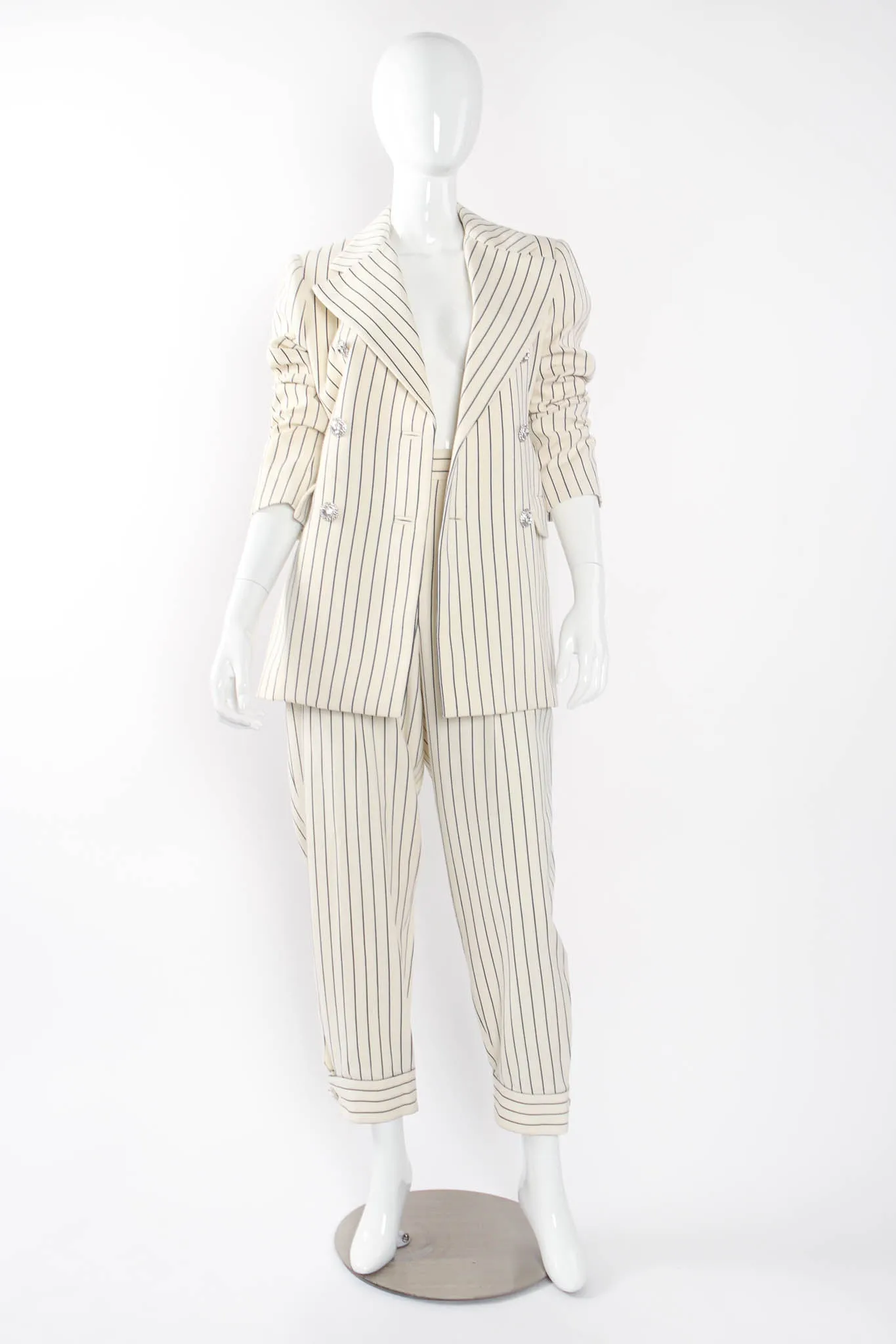 2019 S/S Rope Stripe Jacket & Pant Set