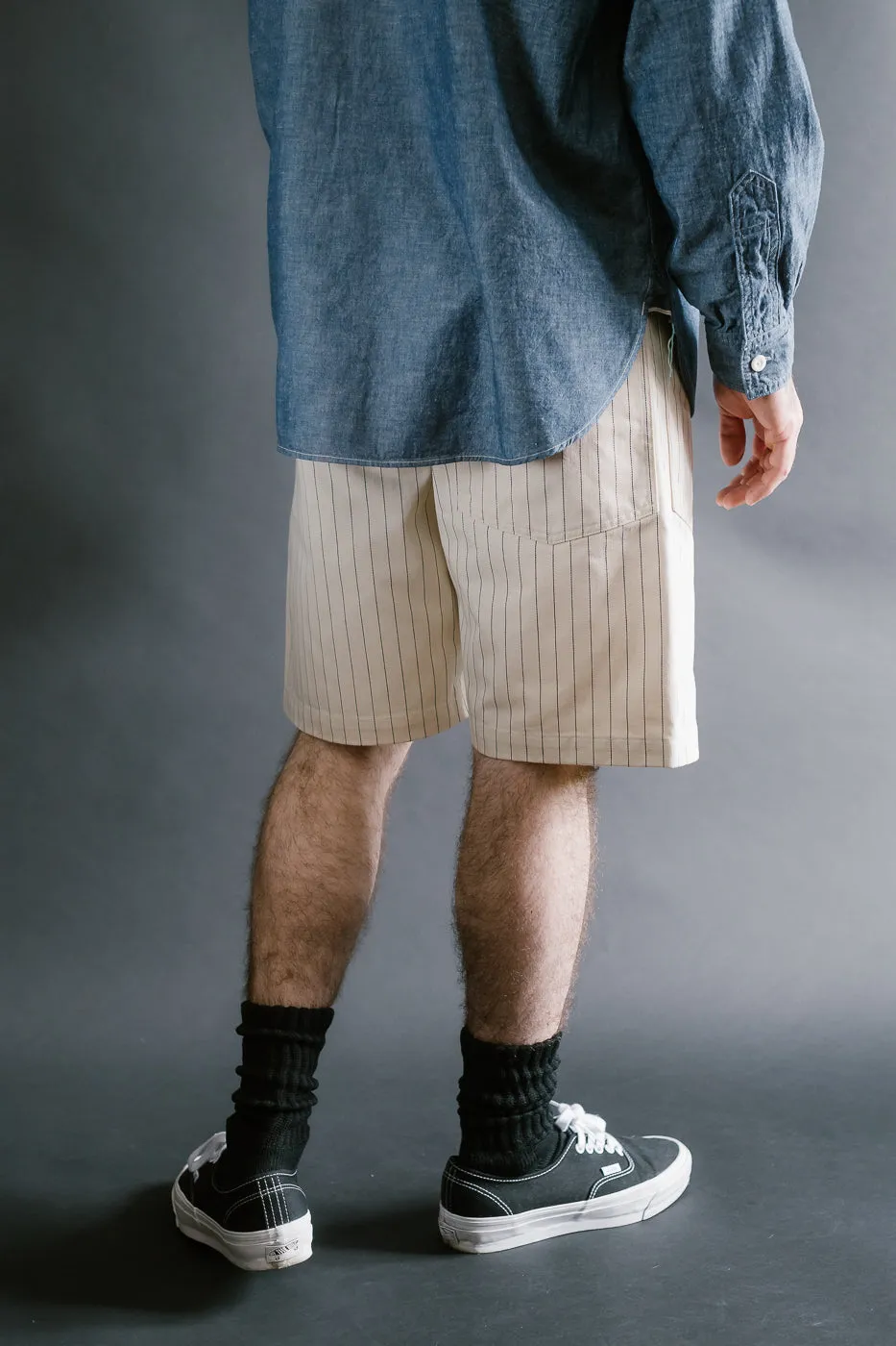 3313S-HBS - E-Z Army-Navy Short 2 HBT Stripe - Natural