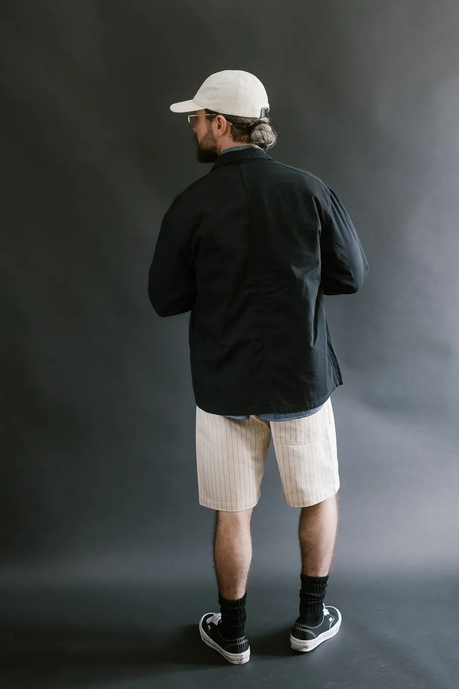 3313S-HBS - E-Z Army-Navy Short 2 HBT Stripe - Natural