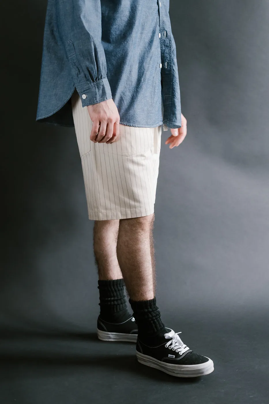 3313S-HBS - E-Z Army-Navy Short 2 HBT Stripe - Natural