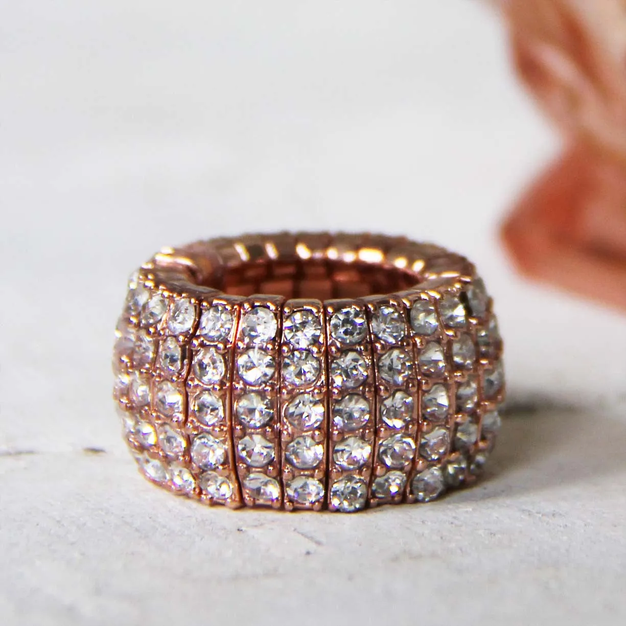 Aglow Rose Gold Ring
