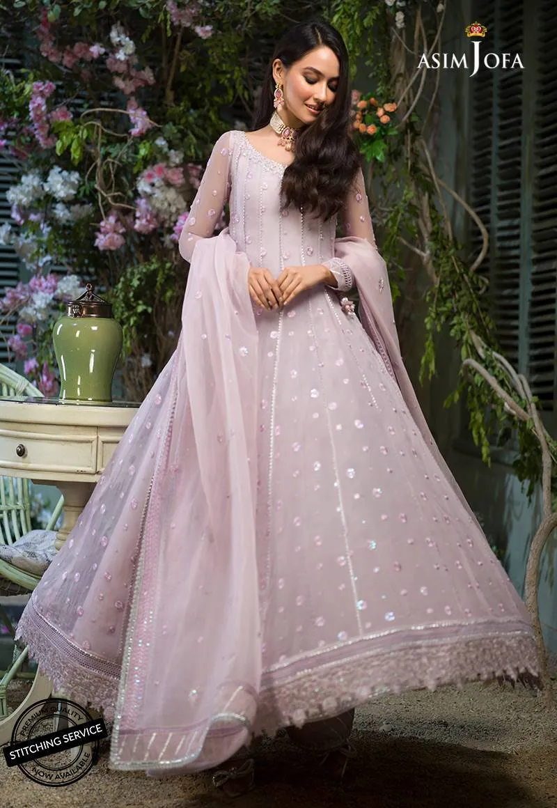 AJFC-45 | Asim Jofa Jashn Collection 2021 | Unstitched Organza Suit