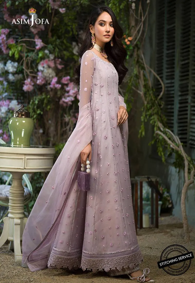 AJFC-45 | Asim Jofa Jashn Collection 2021 | Unstitched Organza Suit