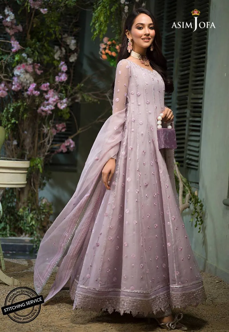 AJFC-45 | Asim Jofa Jashn Collection 2021 | Unstitched Organza Suit