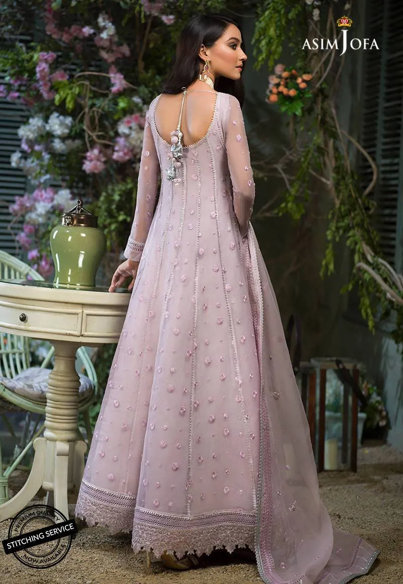 AJFC-45 | Asim Jofa Jashn Collection 2021 | Unstitched Organza Suit