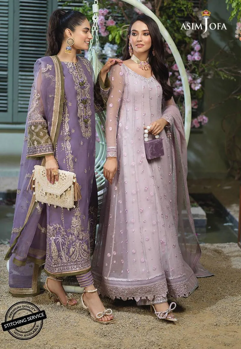 AJFC-45 | Asim Jofa Jashn Collection 2021 | Unstitched Organza Suit