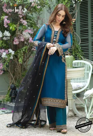 AJFC-48 | Asim Jofa Jashn Collection 2021 | Unstitched Organza Suit