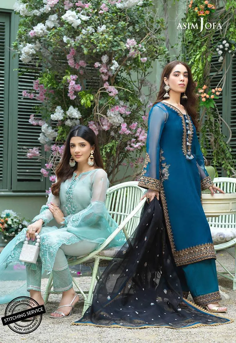 AJFC-48 | Asim Jofa Jashn Collection 2021 | Unstitched Organza Suit