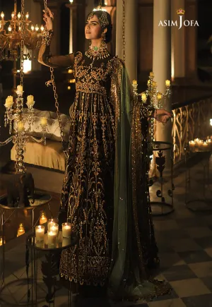 AJST-18 | Asim Jofa Sadqay Tumharay Eid Collection 2022 | Unstitched Embroidered Net Suits