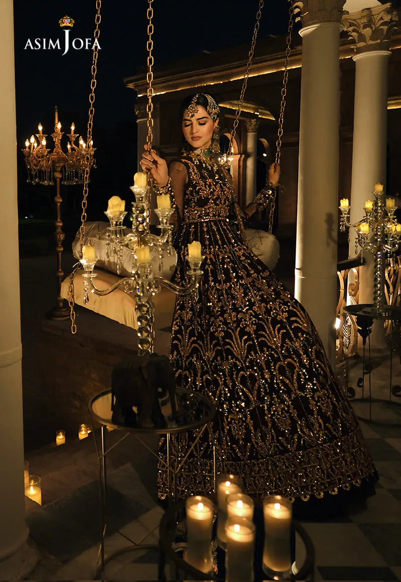 AJST-18 | Asim Jofa Sadqay Tumharay Eid Collection 2022 | Unstitched Embroidered Net Suits