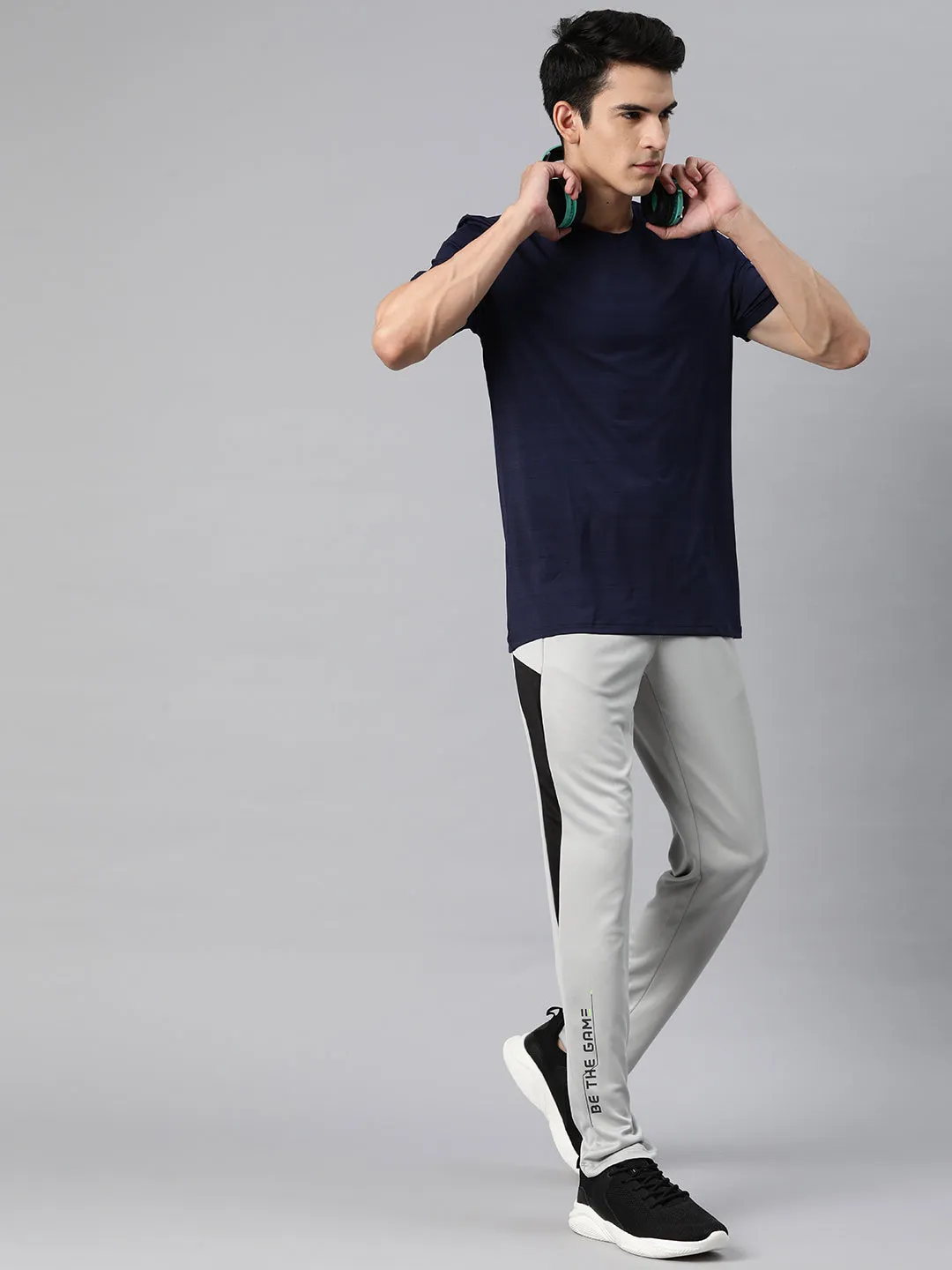 Alcis Men Solid Slim Fit Sports Track Pants