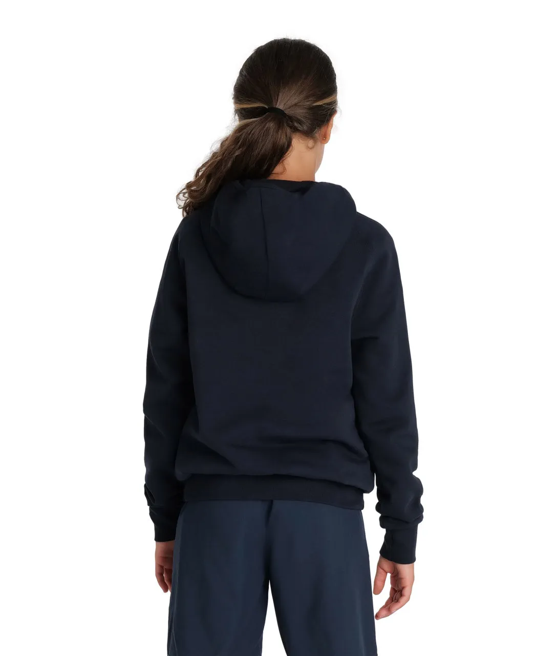 Arena Team Junior Hooded Panel Sweatshirt - Navy