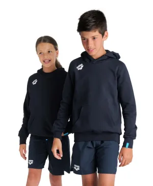 Arena Team Junior Hooded Panel Sweatshirt - Navy