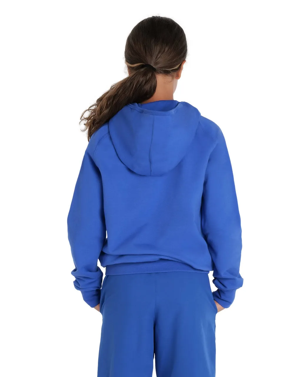 Arena Team Junior Hooded Panel Sweatshirt - Royal