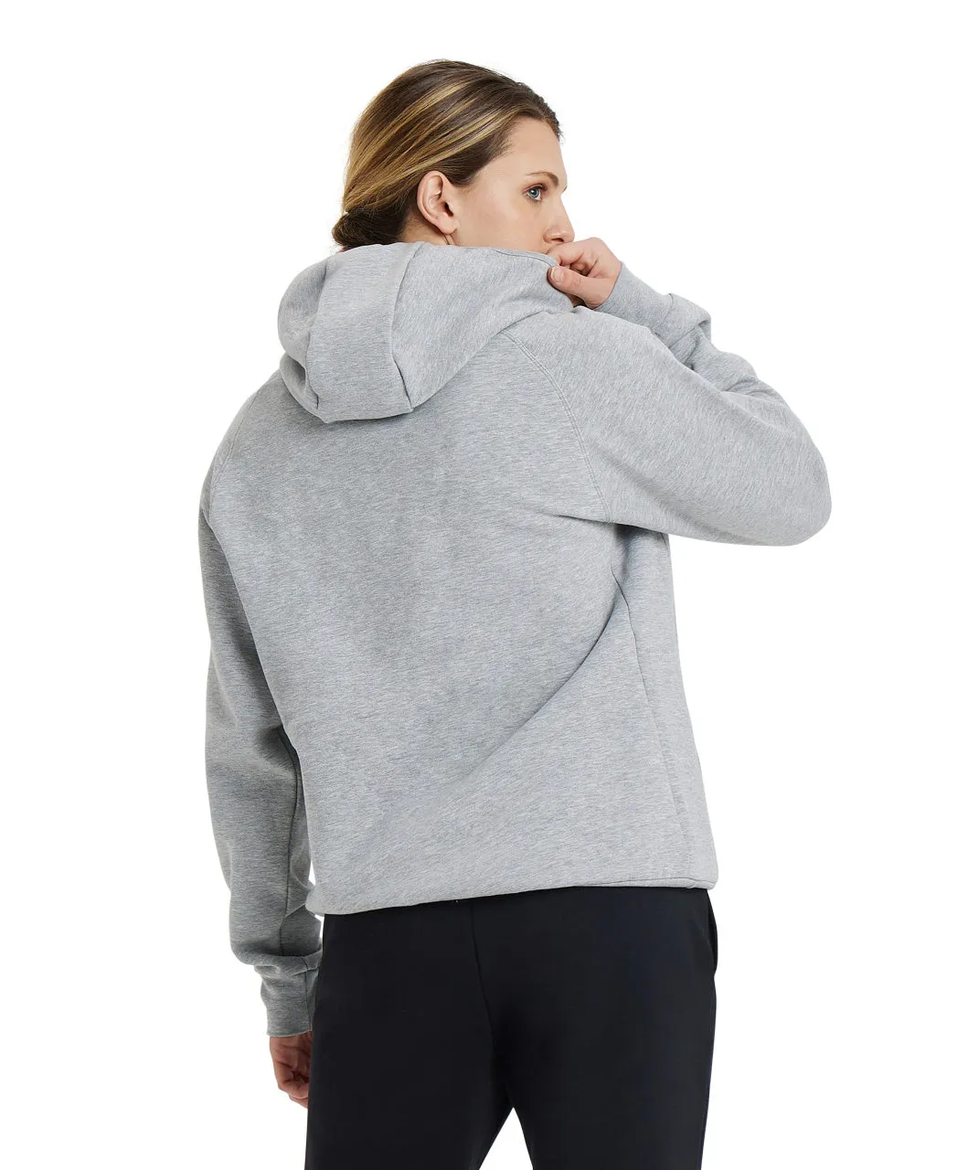 Arena Team Unisex Hooded Panel Sweatshirt -  Medium Grey Heather