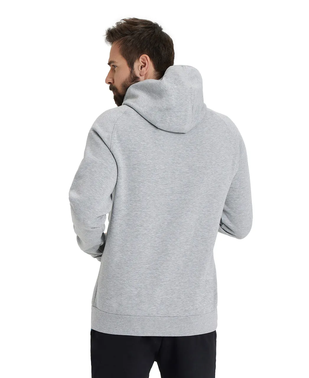 Arena Team Unisex Hooded Panel Sweatshirt -  Medium Grey Heather