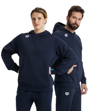 Arena Team Unisex Hooded Panel Sweatshirt - Navy