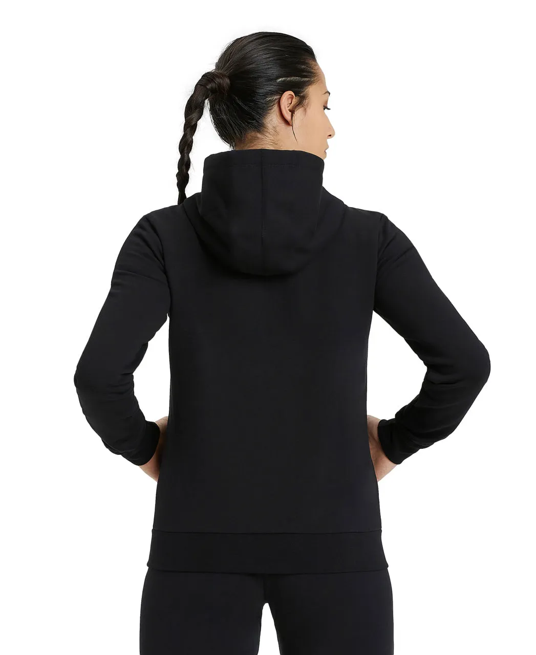 Arena Team Women's Hooded Panel Jacket - Black