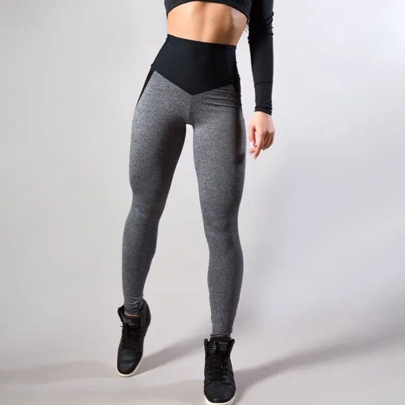 Ariana High-Waist Contrast Panel Sculpt Leggings