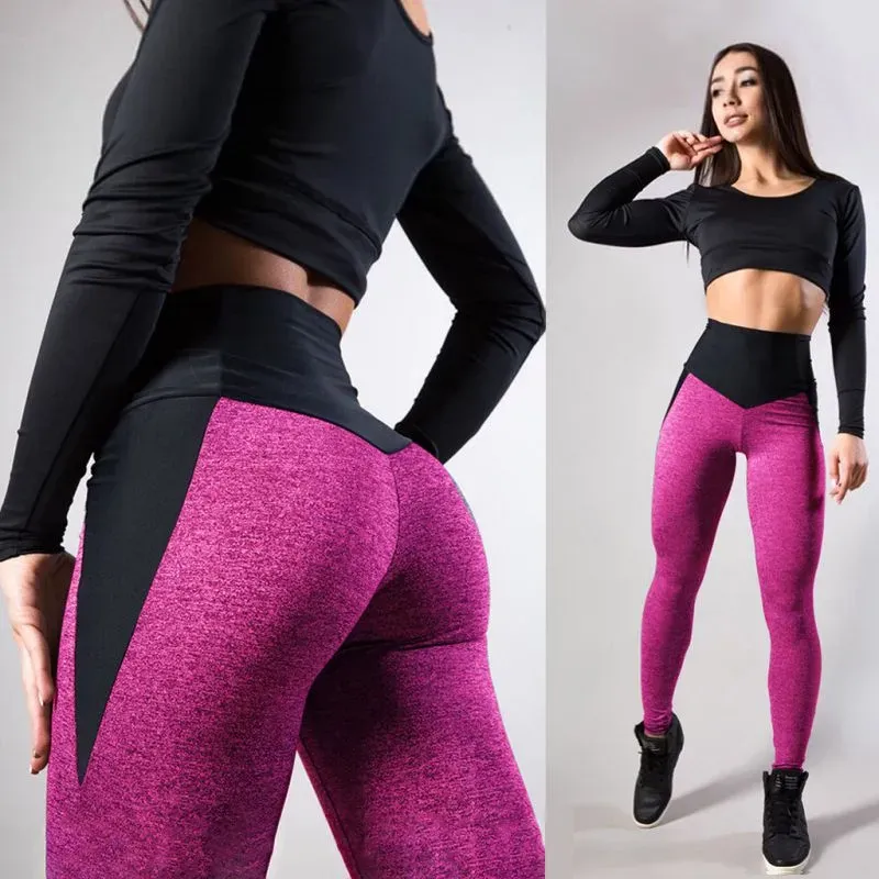 Ariana High-Waist Contrast Panel Sculpt Leggings
