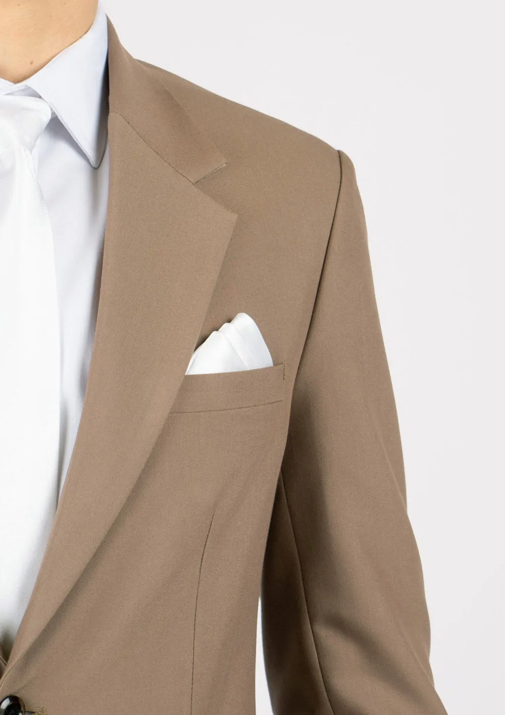 Astor Light Brown Stretch Suit