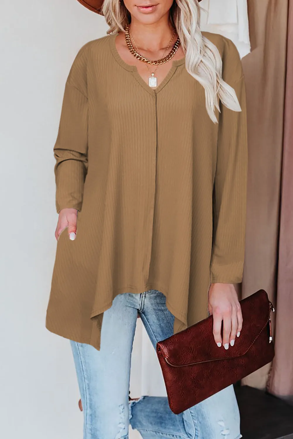 Asymmetric Hemline Top