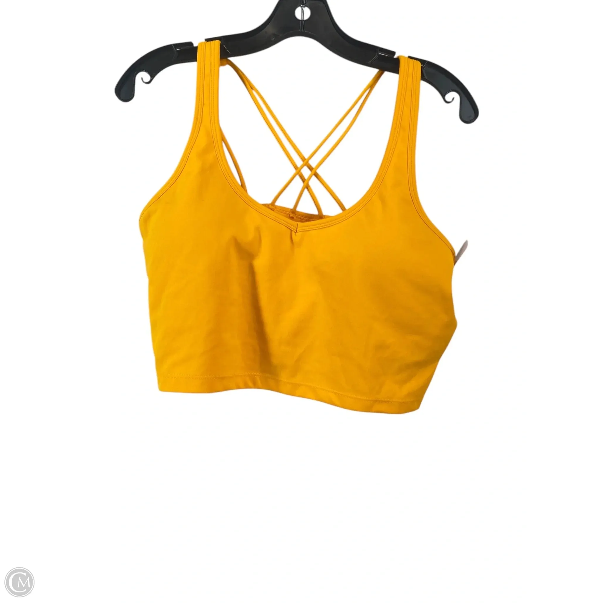 Athletic Pants 2pc By Calvin Klein In Yellow, Size: Xl