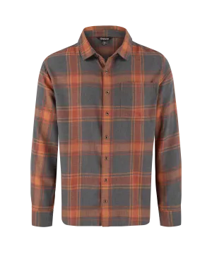 Batsa Long Sleeve Shirt - Clay Red Plaid