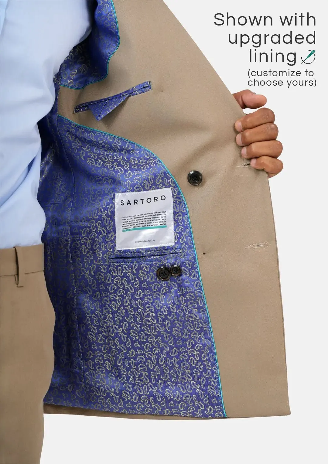 Beekman Khaki Cotton Jacket