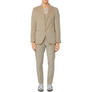 Beige Cotton Suit