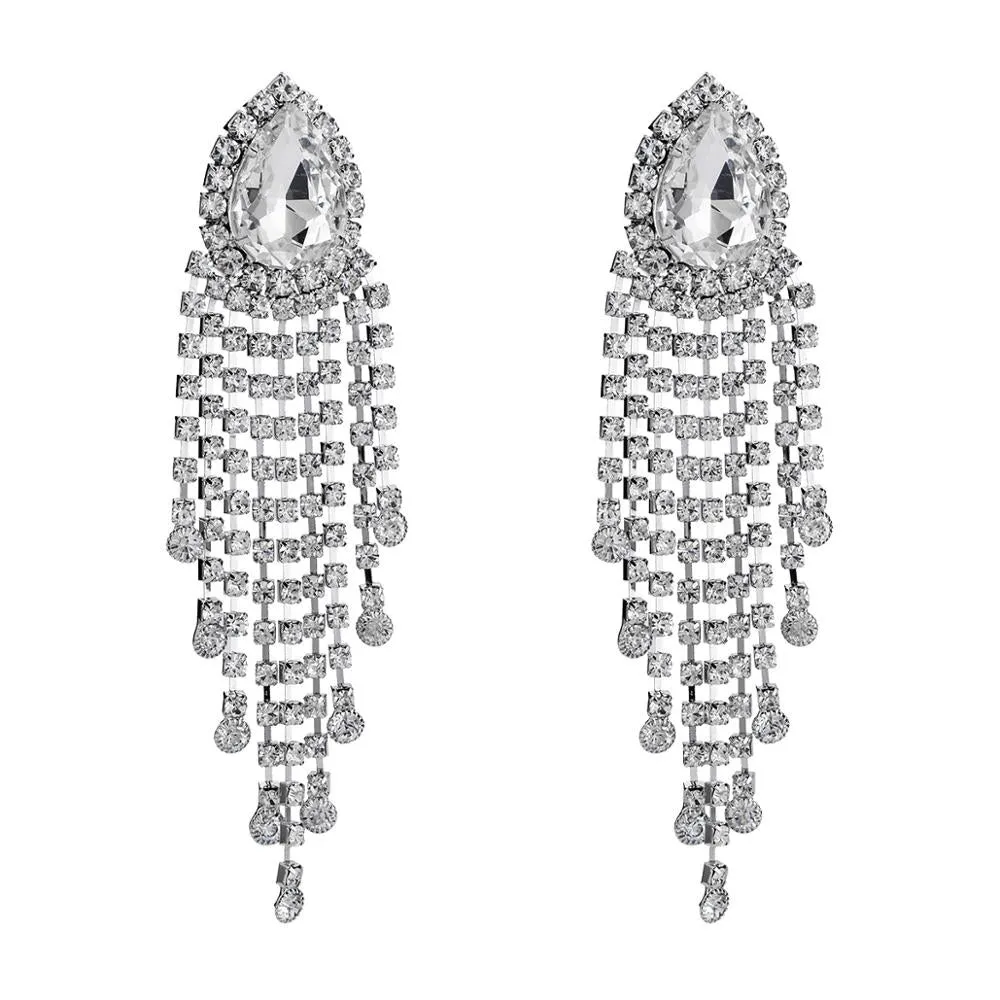 Big Water Drop Dangle Earrings