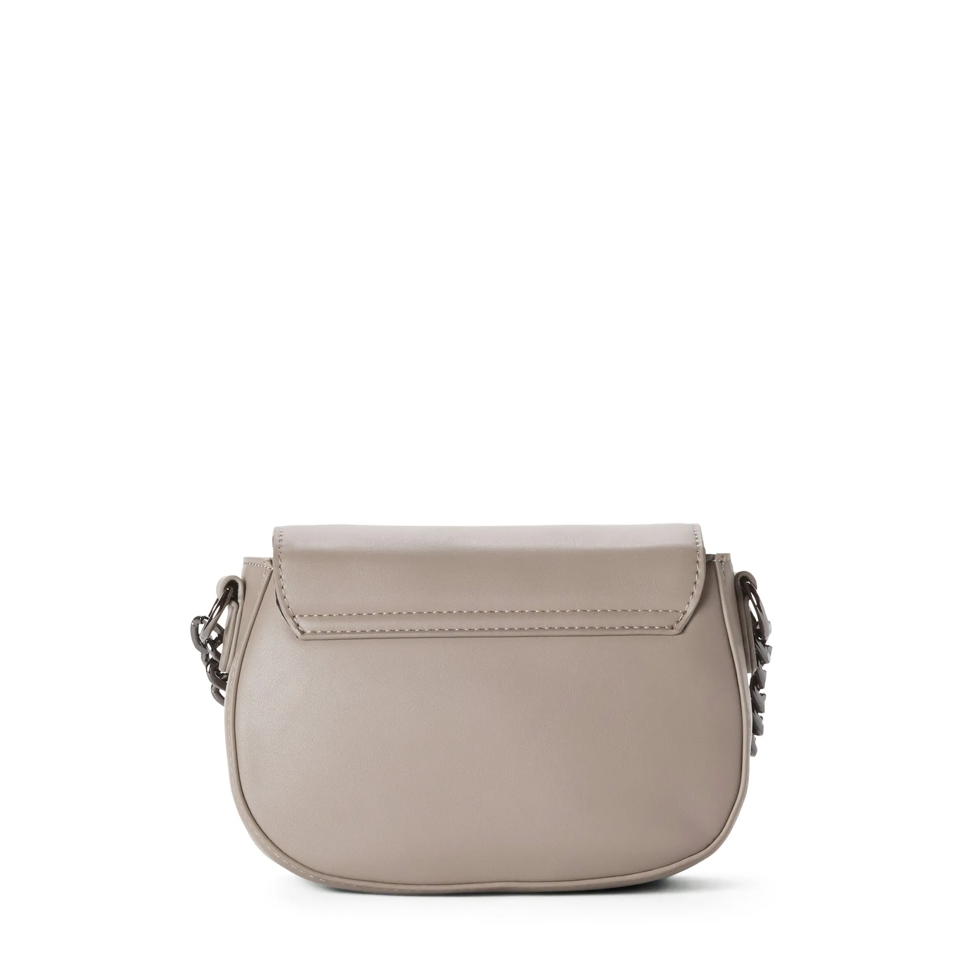 Billie Vegan Leather Crossbody Bag | Stone Grey