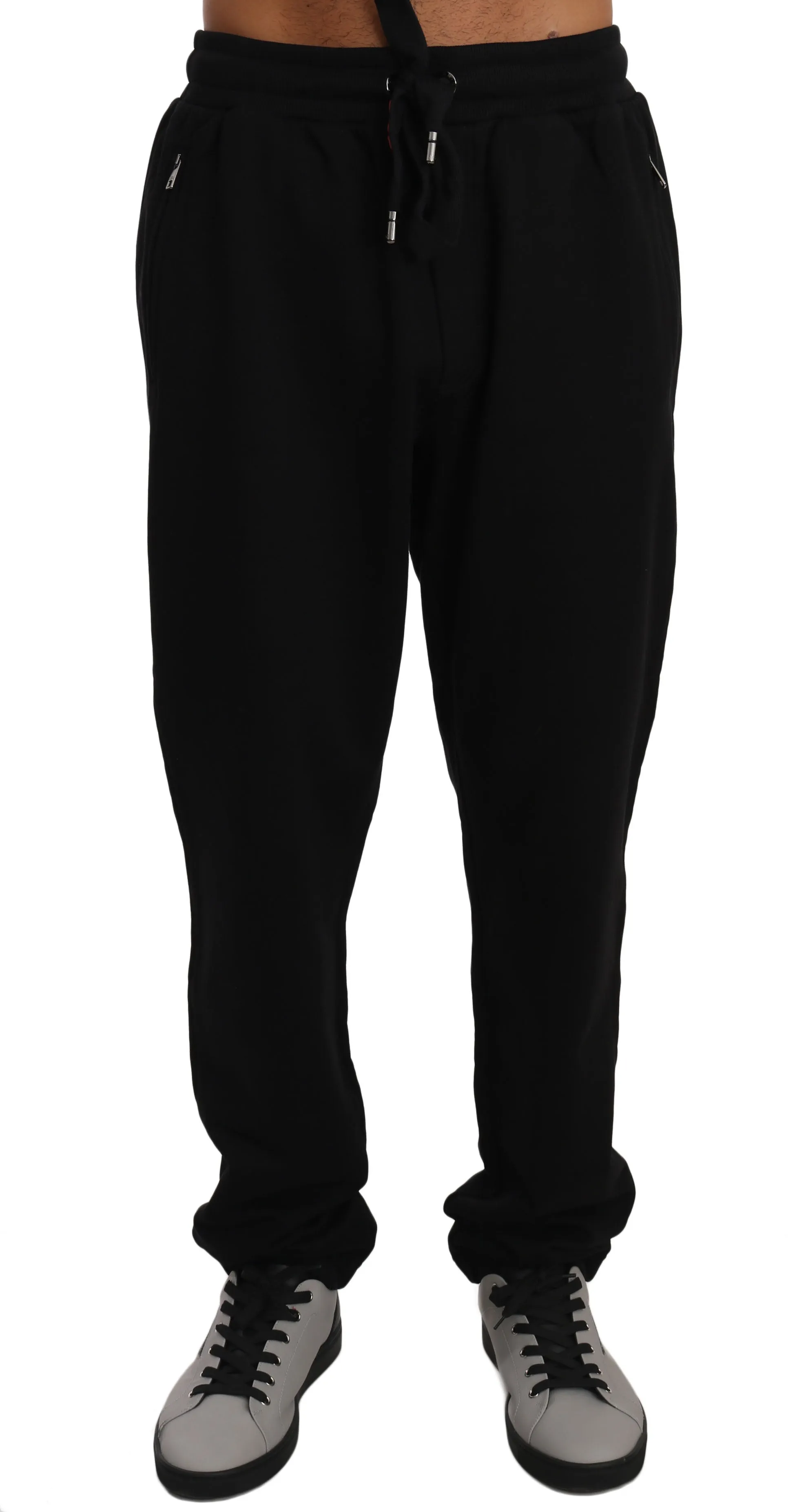 Black Cotton #DGLovesLondon Sweatpants Pants