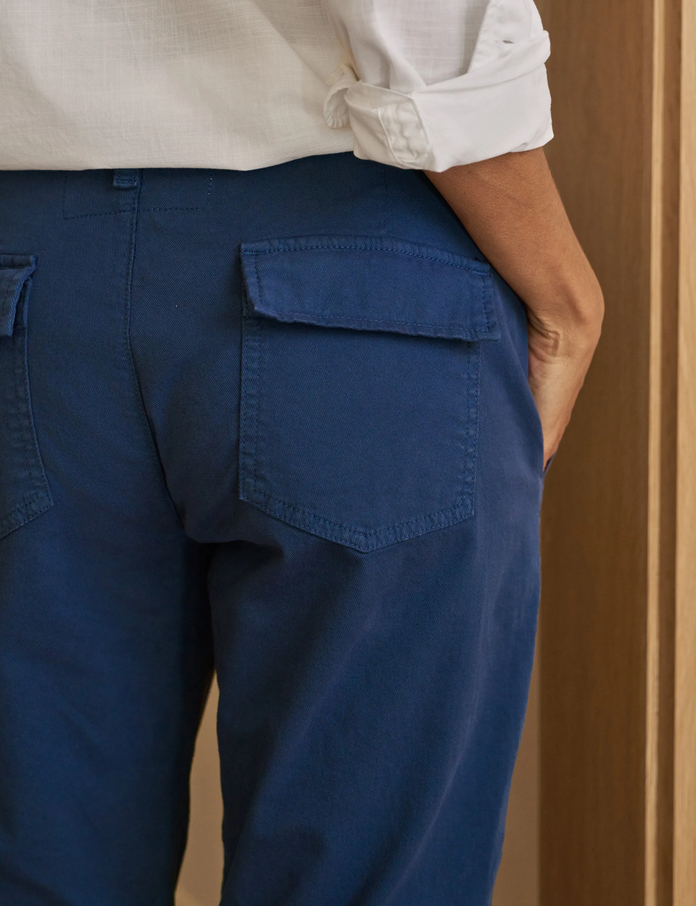 BLACKROCK Classic Navy, Italian Peached Twill