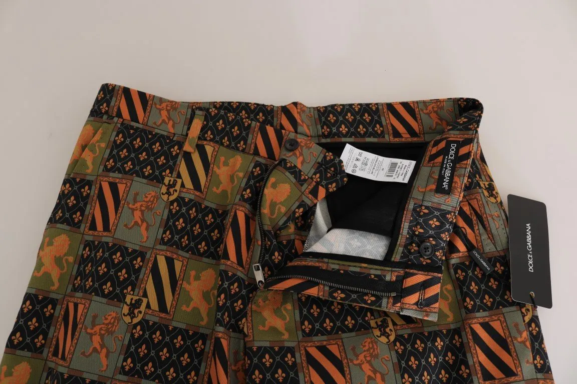 Blue Orange Cotton Pants