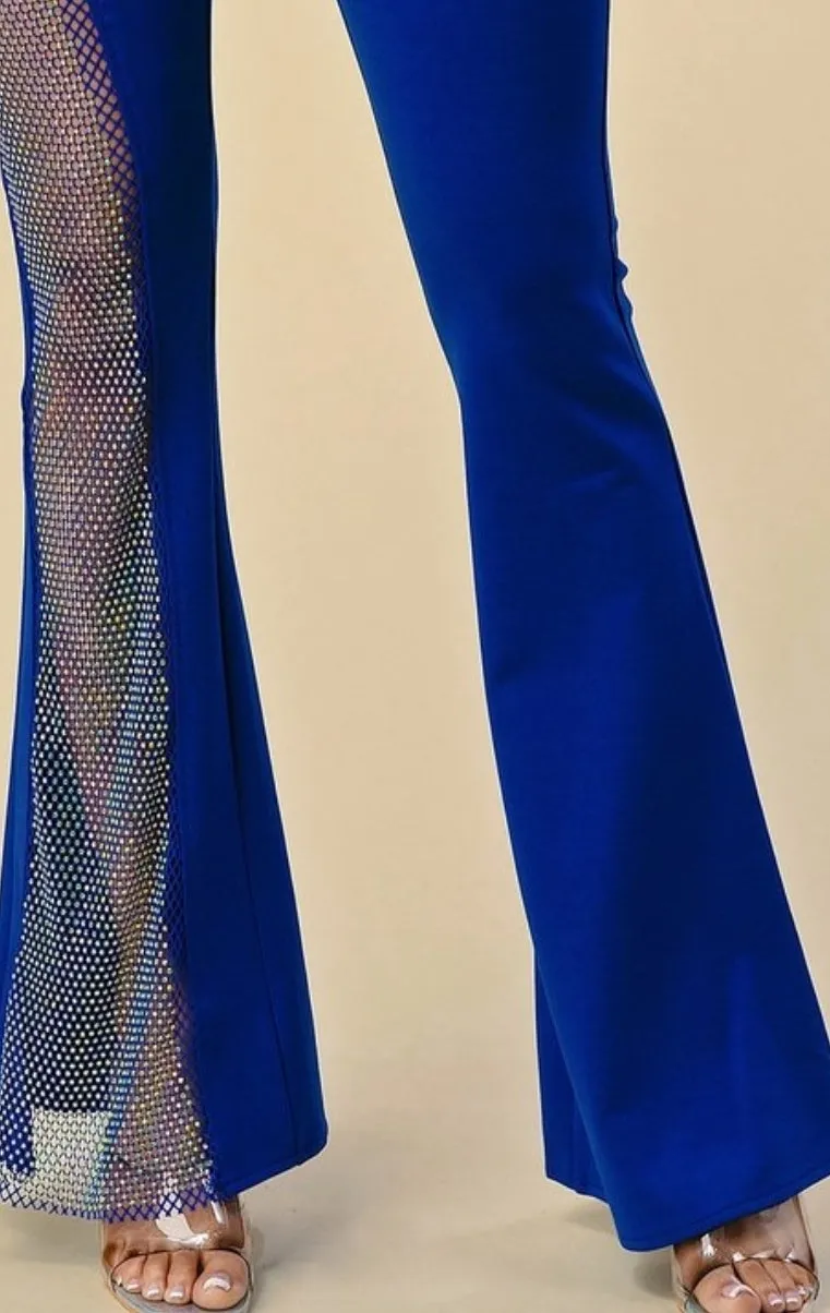 Blue Rhinestone Jumpsuit