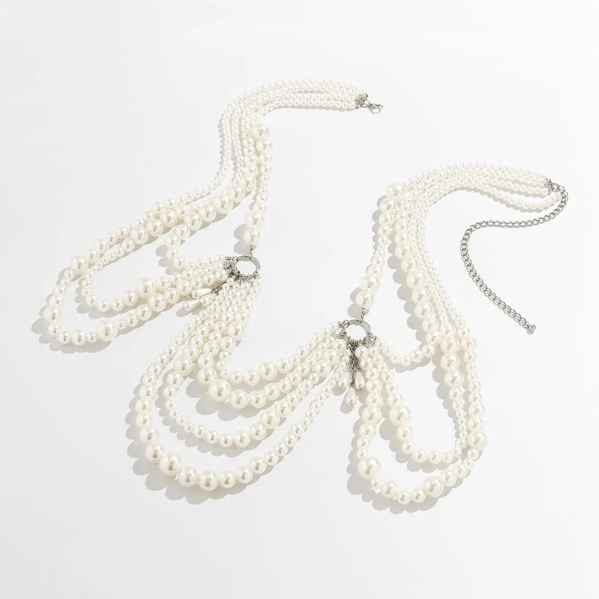 Bohemia Chunky Layered Pearl Waist Chain