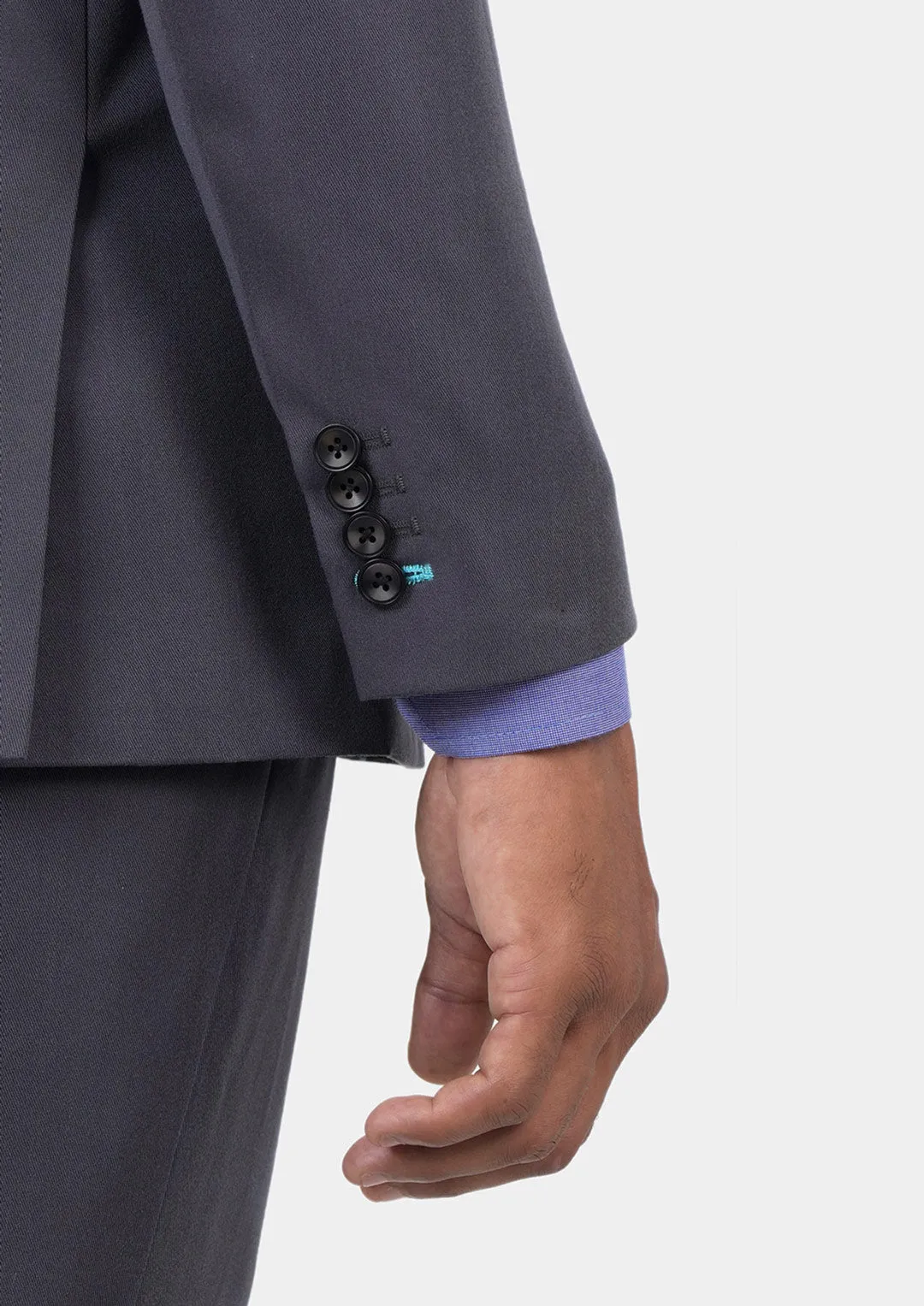 Bryant Shadow Grey Cotton Suit