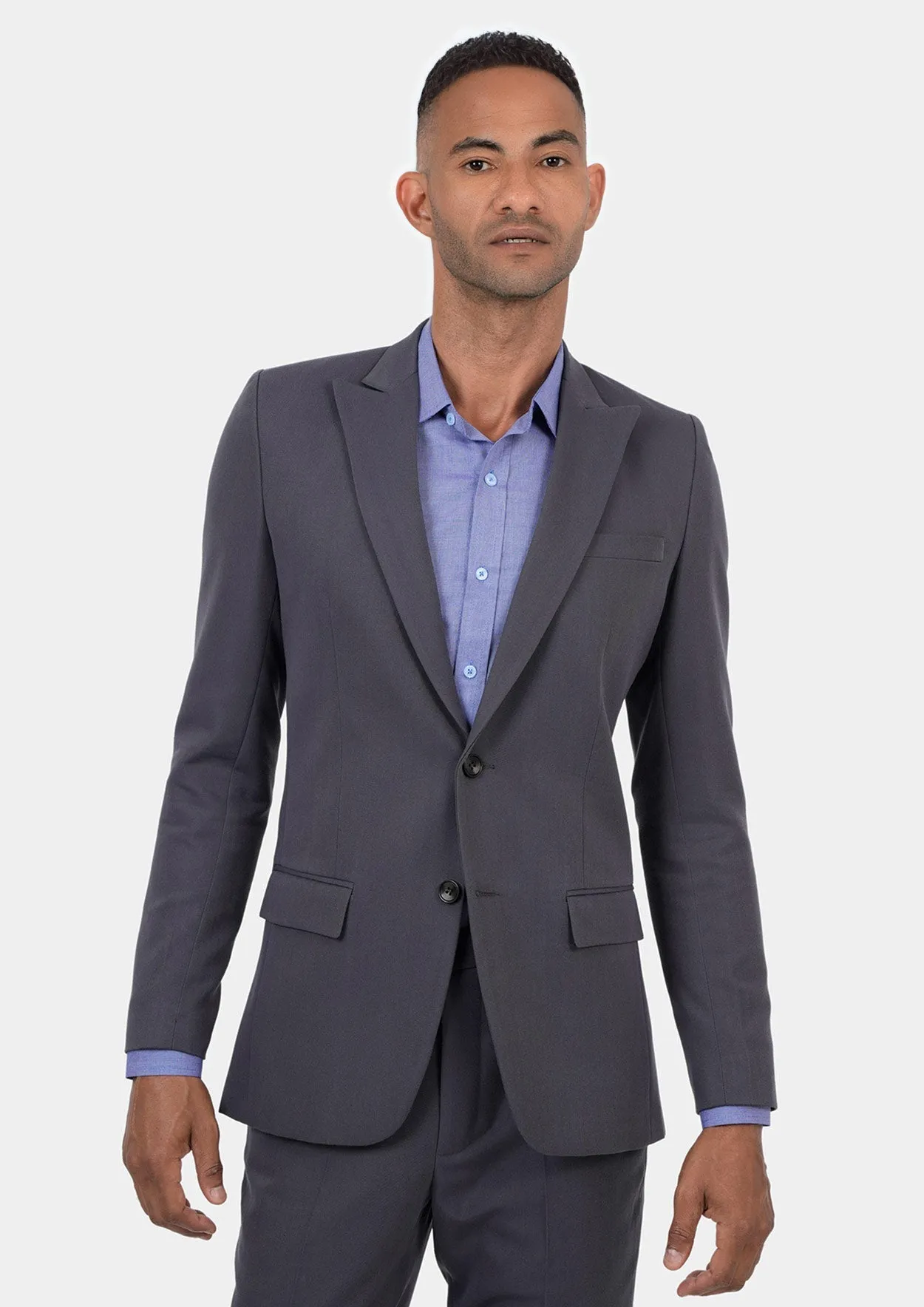 Bryant Shadow Grey Cotton Suit