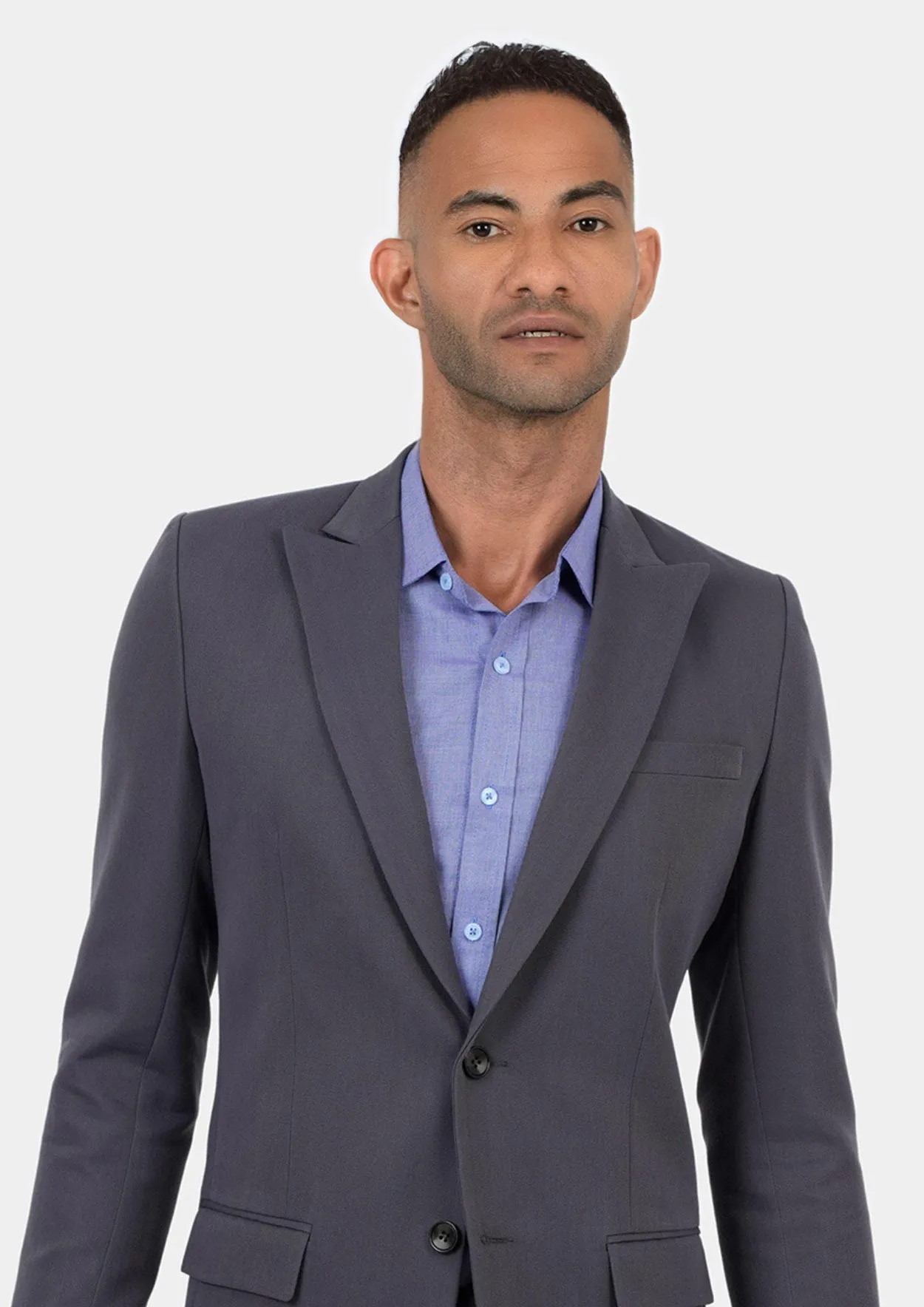 Bryant Shadow Grey Cotton Suit
