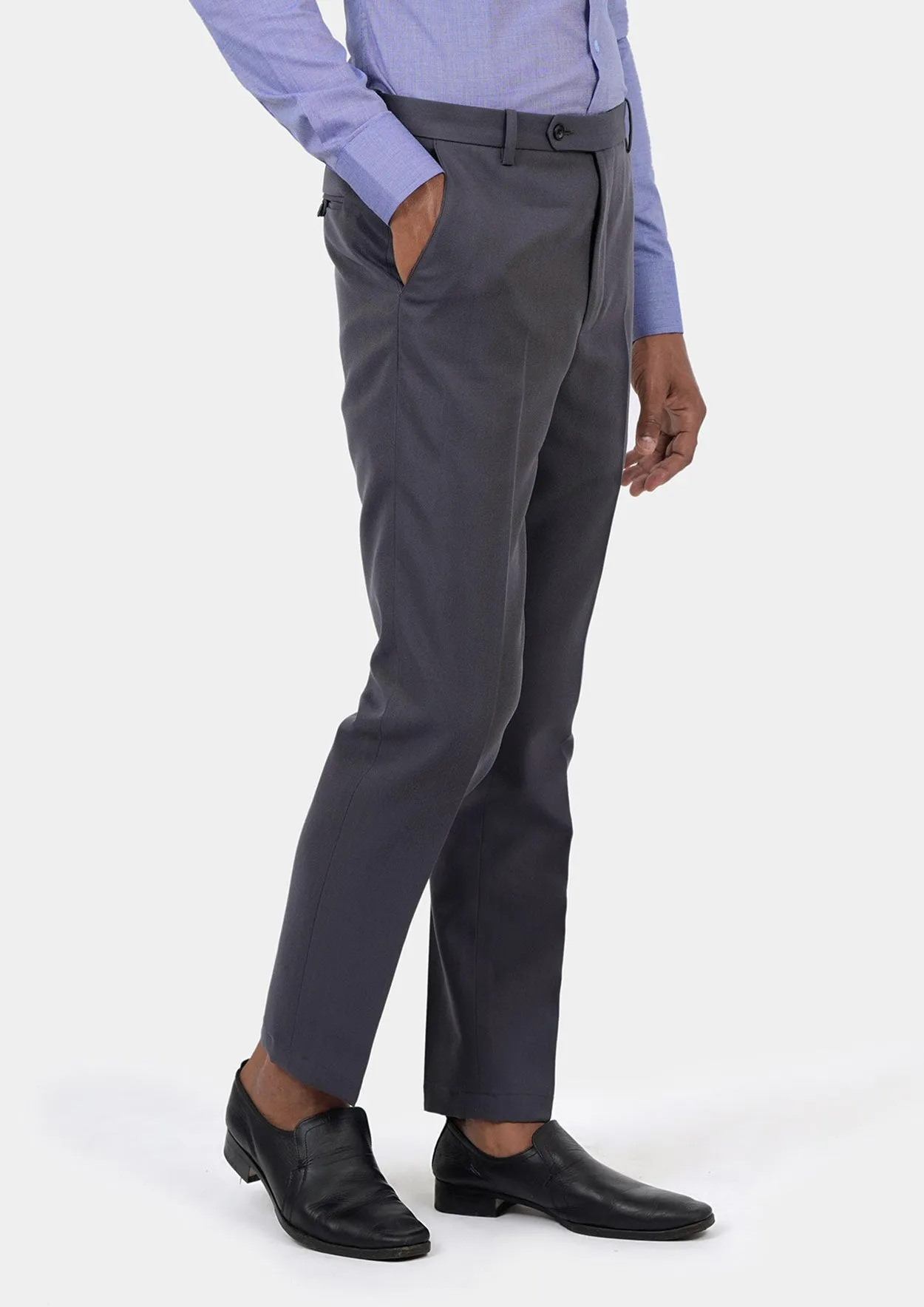 Bryant Shadow Grey Cotton Suit