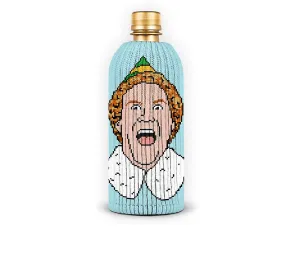 Buddy the Elf Sweater Koozie
