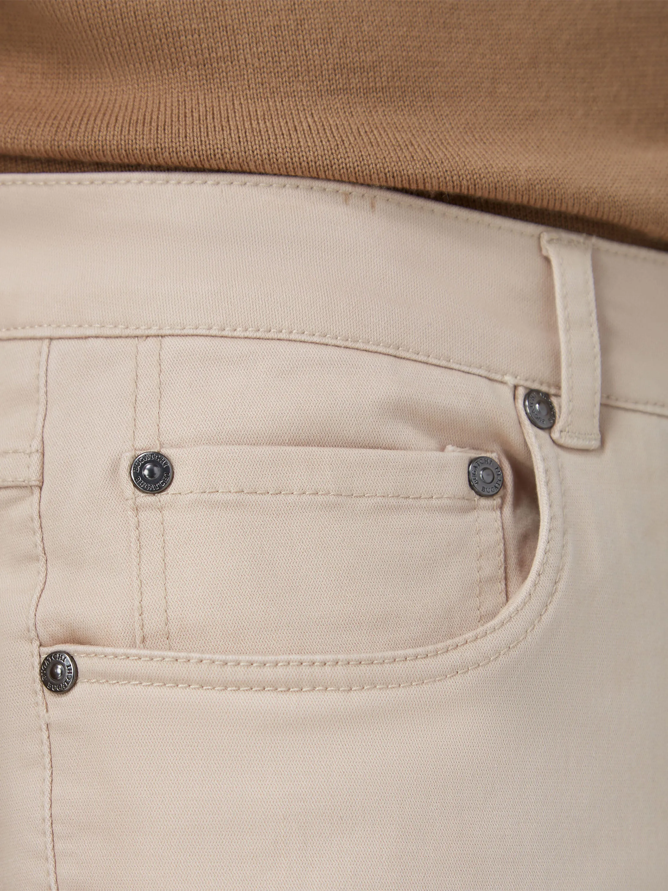 Bugatchi 5 Pocket Pants - Desert