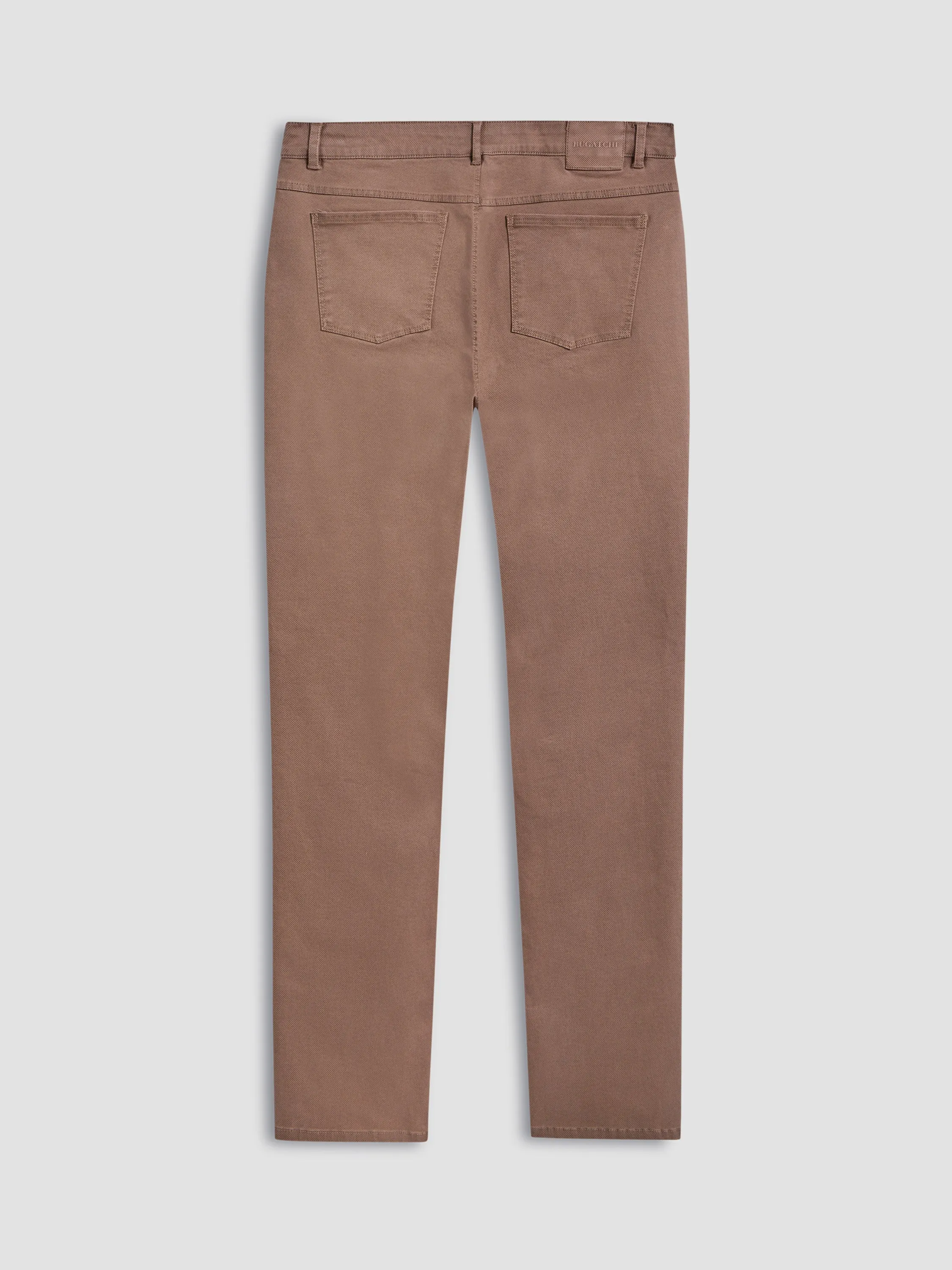 Bugatchi Printed 5 Pocket Pants - Caramel