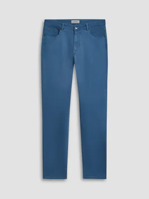 Bugatchi Printed 5 Pocket Pants - Cobalt