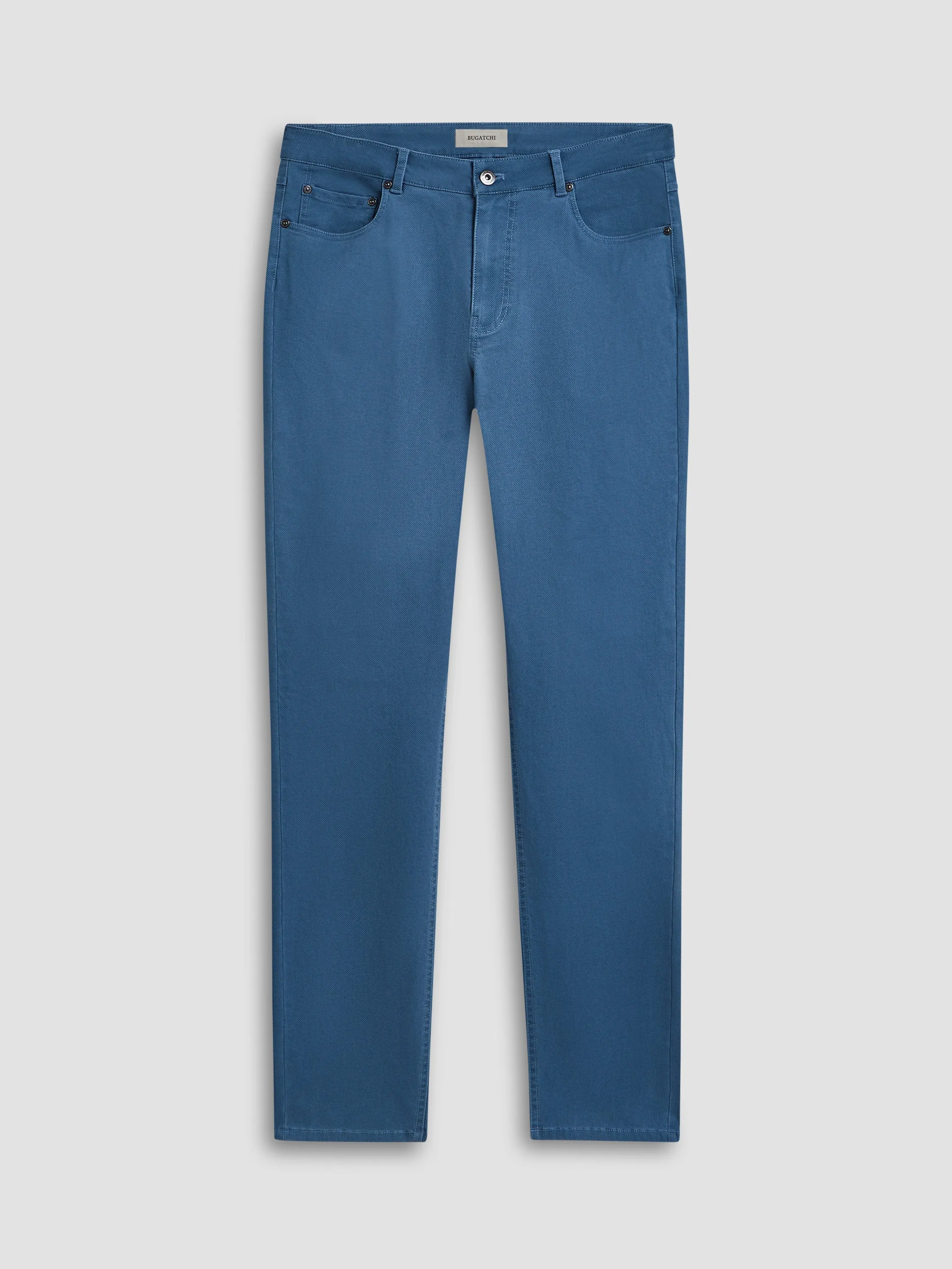 Bugatchi Printed 5 Pocket Pants - Cobalt