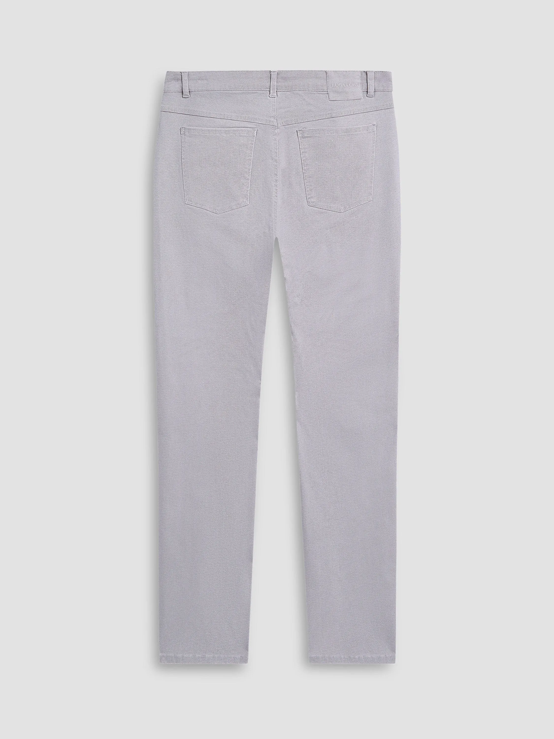 Bugatchi Printed 5 Pocket Pants - Stone