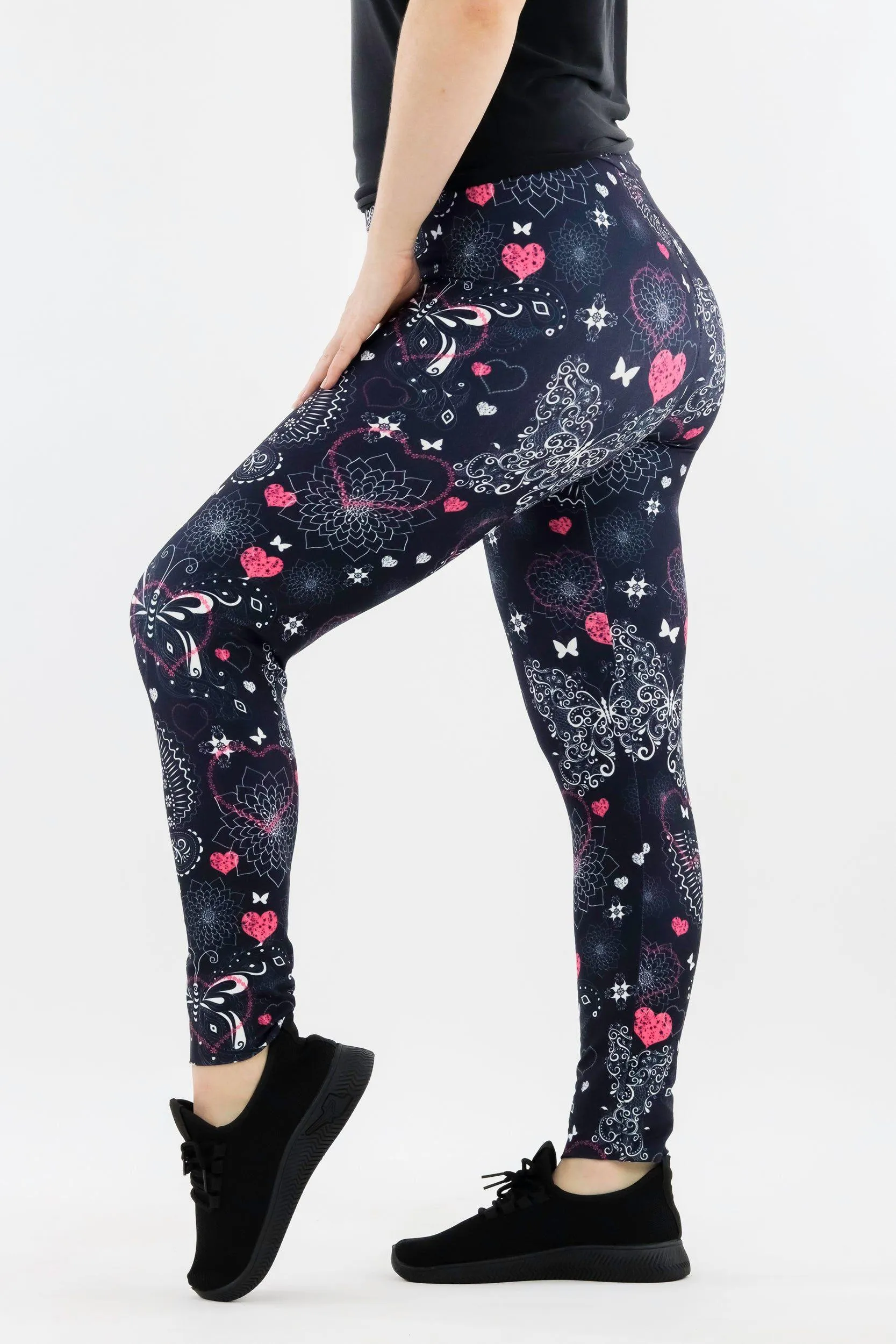 Butterfly Love - Casual - Long Full Leggings
