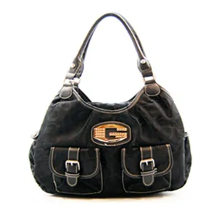 canvas signature satchel bag Designer Inspired Brown handbag pockets